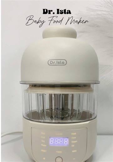 Automatic Baby Food Maker by Dr Isla: Stress-Free Prep