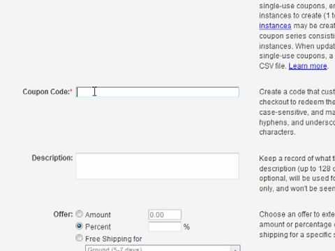 Learn How To Create a Yahoo Store Coupon