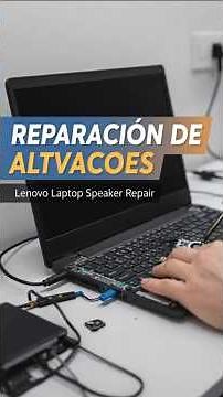 Cómo Extraer Los Altavoces Dañados De Una Lenovo L14 #reparación #hardware #shorts
