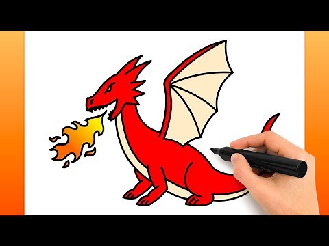 Comment Dessiner Un Dragon (Tutoriel De Dessin Facile)
