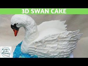 3D Swan Cake Tutorial | Kurlina's Foodie Chronicles