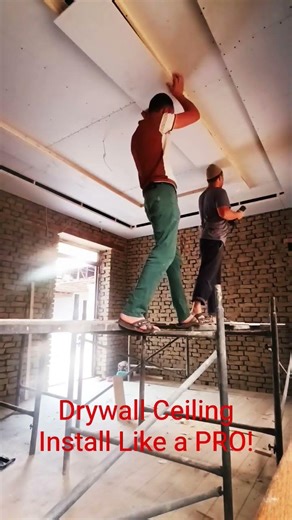 Drywall Ceiling Install Like a PRO!