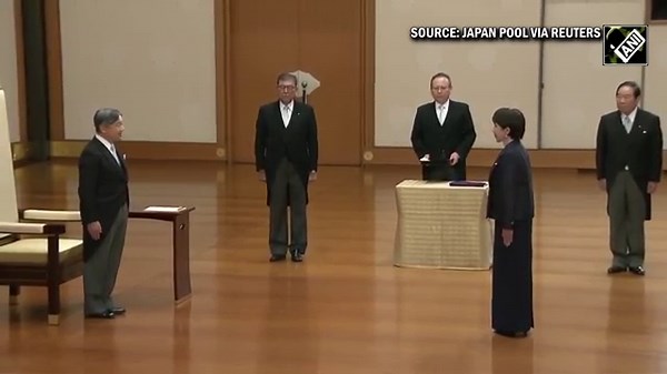 Sanae Takaichi officially appointed as Japan new PM by Emperor Naruhito, receives attestation paper