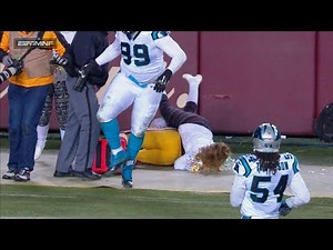 Cheerleaders Getting Tackled By Players