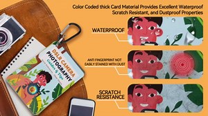DSLR Cheat Sheet Settings: Camera Settings Cheat Book for Canon Nikon Sony - Basic Guide Cards About Exposure Settings Tips Exposure - Quick Reference Photography Accessories for Photographers （Girl）