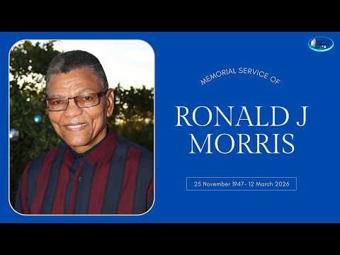Memorial Service of Ronald Morris