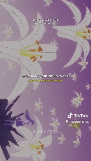 AMBIVALENT WORLD - MIYUKI SAWASHIRO [Opening 3 - Bakemonogatari] #Anime #animelyrics #subespañol #lyrics #animetiktok #jpop #opening #openinganime #bakemonogatari #monogatariseries #koyomiararagi #senjougahara #hanekawatsubasa #parati #foryou #fouryoupage