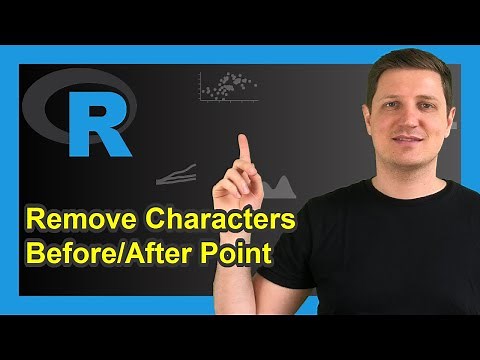 Remove Characters Before or After Point in String in R (Example) | Delete Character | gsub Function
