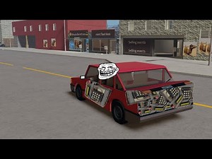 Car Bombing Crowds of People in Roblox