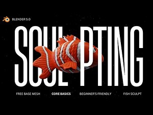 Sculpting for beginners in blender 5.0 | Blender Tutorial | Blender 5.0