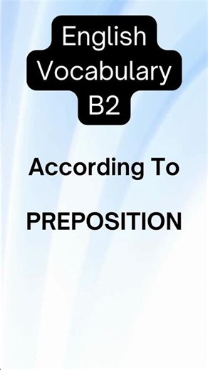 According to - Quick English Definition. Meaning ‘By a Method’ in 15 Seconds