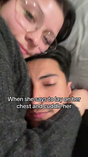 Cuddling with Girlfriend: A Heartwarming Moment
