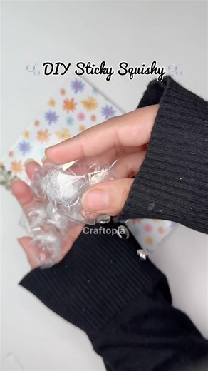 DIY Cute Mini Air Squishy 🫧 #diy #cutediy #diysquishy #diyfidgets #crafts #craft #craftopia