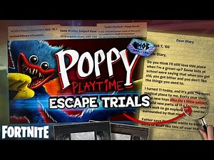 NEW Hidden Character!? + HUGE Lore Secrets REVEALED! - [Poppy Playtime: Escape Trials, Fortnite Map]