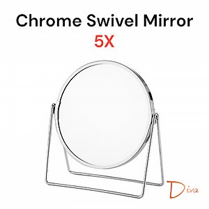 Diva Luxury Swivel Standing Cosmetic Double-Sided Mirrors | 1x/5x Magnification  | eBay UK