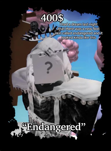 Also in the dream he was nice and wouldn’t kill the survivors and it made me rlly mad cuz I lost so I rage quit and somehow got banned from the game for rage quitting. He had his own like custom chase music and stuff but I don’t remember what it sounded like #noli #forsaken #roblox #robloxfyp #fyp