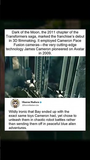 Transformers 3: First 3D with Avatar Tech