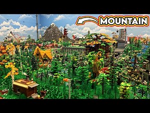 Building a LEGO Mountain for 20 Hours