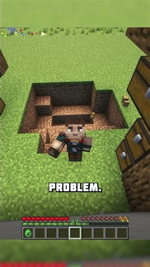 How to survive a creeper explosion #shorts