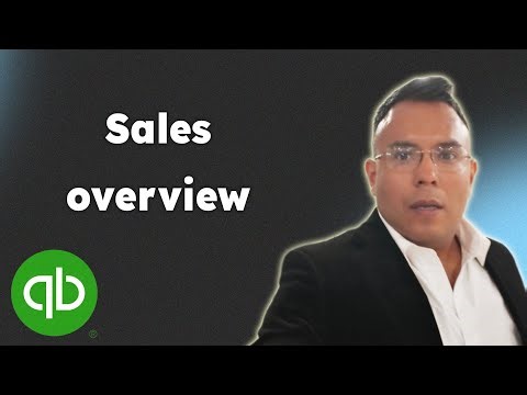 Sales overview in your quickbooks 2025