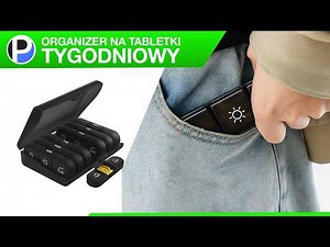 Organizer na leki tygodniowy kasetka pojemnik pudełko na tabletki 7 dni #13127 | PrzydaSiePL