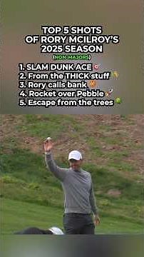 Rory McIlroy is a human highlight reel 💥
