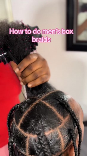 Easy turorial #mensbraids #mensbraidstyles #mensboxbraids #howtobraid #viralbraidstyles