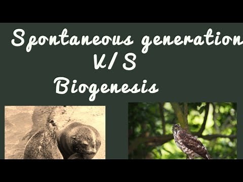 Spontaneous Generation V/S Biogenesis