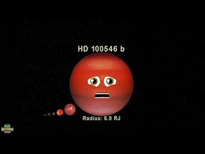Planet Size Comparison Song Reverse 4x speed