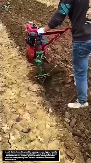 This Compact Trencher Machine Cuts Perfect Lines in Minutes – Satisfying Efficiency!
