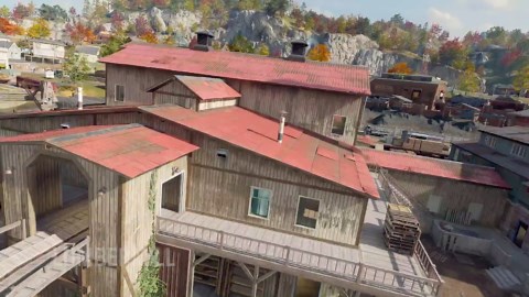 Black Ops 7 Liberty Falls Outbreak map turned into Warzone map Haven's Hollow Map Overview Gameplay