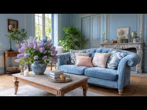 French Blue Cottage Decor 🌿 Beautiful Vintage Elegance for Small Spaces