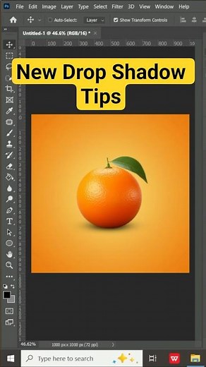 Photoshop Tips 2025 - How to create Drop Shadow Like a PRO #photoshopedit #photoshopediting #adobe