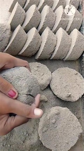 sand cement dry floor crumbling video #satisfying #crumbling # videob #viral