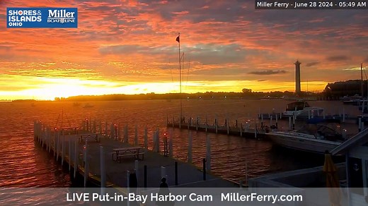 4.1K views · 59 reactions | A summer day on Lake Erie. Check out this timelapse from the LIVE Put-in-Bay Harbor cam. millerferry.com/live-put-in-bay-lake-erie-webcam/ If you can't join us for fireworks, you may be able to see them from the LIVE cam from Miller Ferry to Put-in-Bay and Middle Bass Island & Shores & Islands Ohio. | Put-in-Bay, South Bass Island | Facebook
