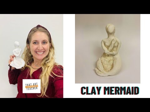 CLAY MERMAID! | How to Sculpt a Mermaid out of Clay