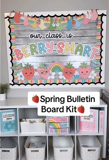 Berry Sweet Spring Bulletin Board Kit for Classrooms