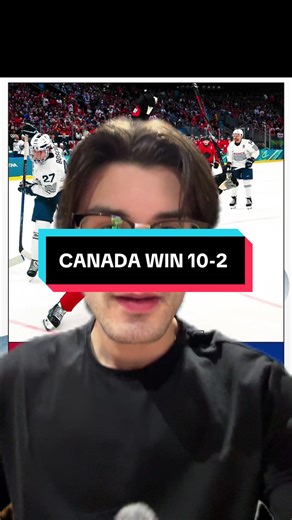 CANADA WIN 10-2! #olympics #milano #teamcanada #canada #macklincelebrini