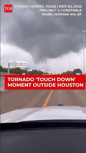 Texas Horror: Tornado Tears Through Harris County; Funnel Cloud Caught On Cam