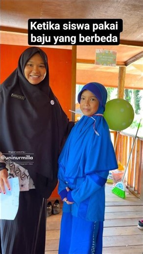 Reaksi guru ketika siswa punya gaya uniknya sendiri