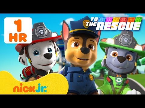 60 MINUTES of the Best PAW Patrol To The Rescue Moments! 🚒 w/ Chase & Marshall | Nick Jr.