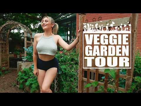 Veggie Garden Tour! What I'm growing in my Small Canadian Garden! Wolf Of The Wild