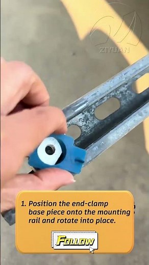 Learn Mid-Clamp & End-Clamp Install! ⚡ Step-by-step solar PV mounting with real demos #solarpv