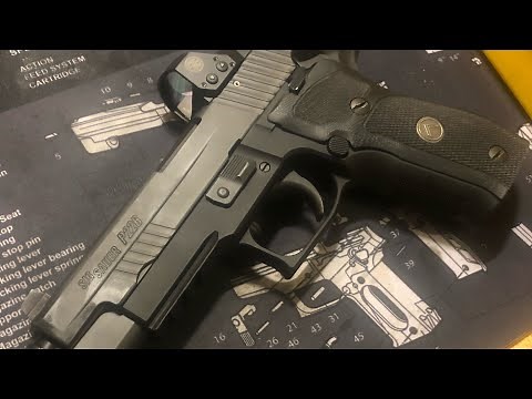 Sig Sauer P226 RX Elite SAO Shooting Table And Range Review