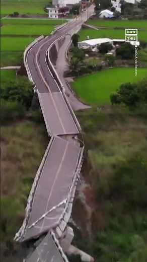 Bridge Collapses in Taiwan After 6.8 Magnitude Earthquake