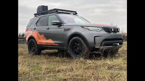 3.6K views · 62 reactions | The Lucky 8 Discovery 5 has some exciting new wheels and rubber. That's right you are looking at 18" Compomotive Wheels with 33" Atturo Tires on a D5! How is this possible you ask? We're running our Proud Rhino lift rods. | Lucky 8 LLC | Facebook