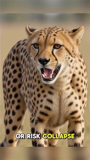 Why Cheetahs Can’t Run for Long #cheetahspeed #savannahlife #wildwonderpedia