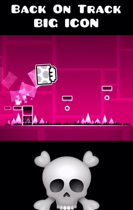 I Tried Geometry Dash With A Giant Cube! #geometrydash #gdupdate #deluxe12 #gd #gaming #shorts