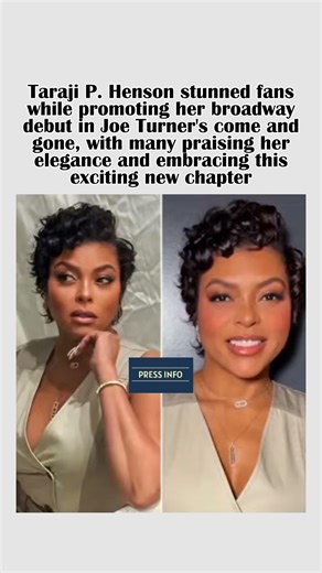 Taraji P. Henson Enters Her Broadway Era in Style #shorts #celebrity