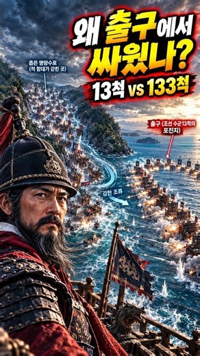 13척으로 133척을 막은 이순신, 그런데 왜 ‘입구’가 아니었을까? #명량해전 #이순신 #임진왜란 #조선역사 #한국사 #역사이야기